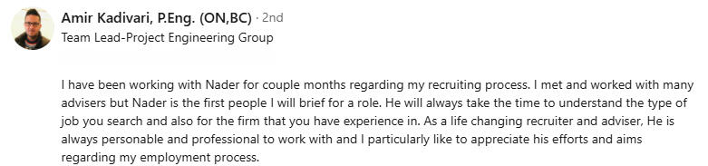 Mechanical Engineer Career Coaching Client Review Mechanical Engineer Career Coaching Client Review
